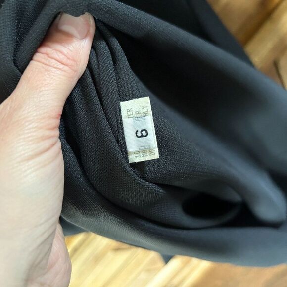 Vintage Sully Bonnelly 6 Black Dress Sleeveless Cutout Chest Cocktail LBD Y2K‎ - Picture 11 of 12